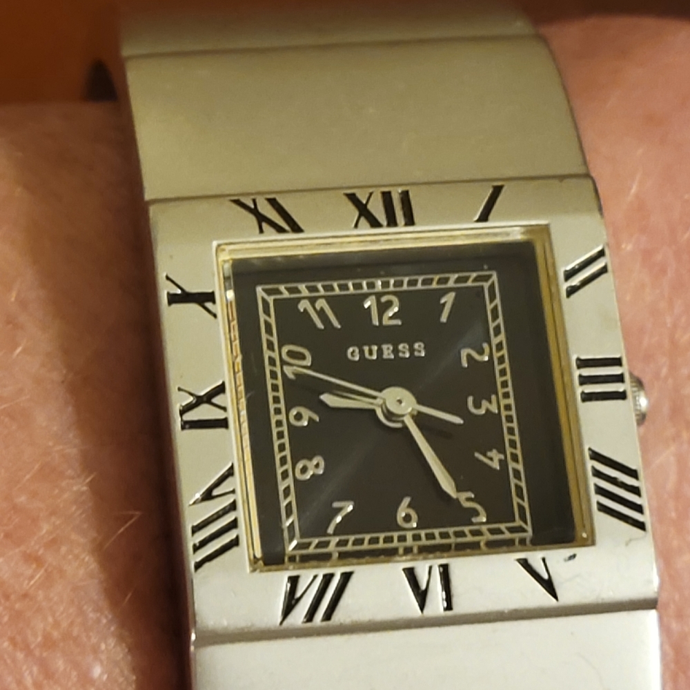 Guess Watch Matte Silver Bracelet
